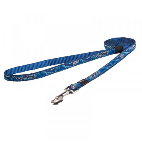 Поводок для собак ROGZ Fancy Dress S-11мм 1,8 м (Синий)