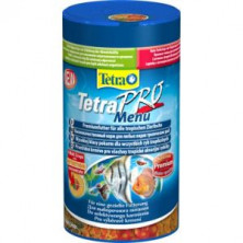 Tetra Pro Menu корм для всех видов рыб 4 вида чипсов - 250 мл
