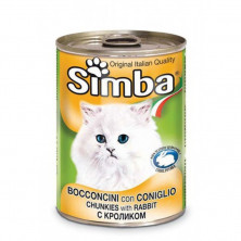 Simba Cat консервы для кошек паштет кролик 400 г