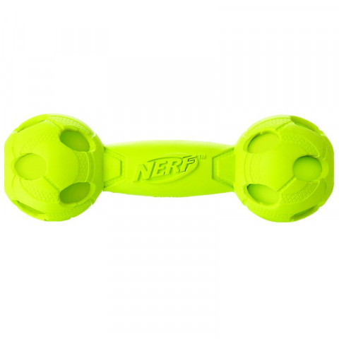 Игрушка для собак Nerf Гантель пищащая - 17,5 см