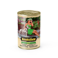 Brooksfield Adult Dog влажный корм для собак с говядиной, уткой и рисом в консервах - 400 г