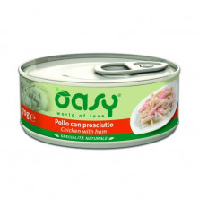 Oasy Wet cat Specialita Naturali Chicken Ham дополнительное питание для кошек с курицей и ветчиной в консервах - 70 г (1 шт)