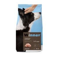 Сухой корм Winner для взрослых собак средних пород с курицей - 10 кг