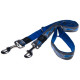 Поводок перестежка Rogz для собак мелких пород синий 1,1-1,3-1,8 м