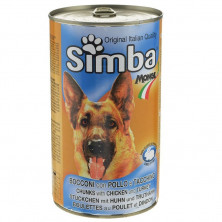 Simba Dog консервы для собак кусочки курица с индейкой 1,2 кг