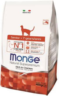 Monge Senior для пожилых кошек старше 7 лет 400 гр