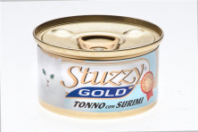 Stuzzy Gold для кошек с тунцом и крабовыми палочками в собственном соку - 85 г