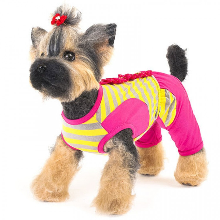 Happy Puppy костюм дачный для собак, розовый, размер L 1 ш