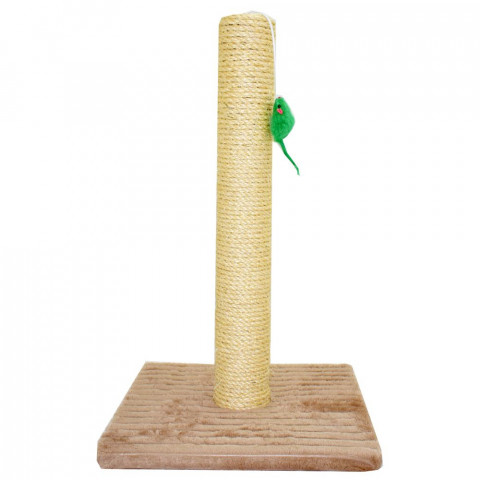 Glory Life когтеточка с игрушкой столбик на подставке, 54x31 см