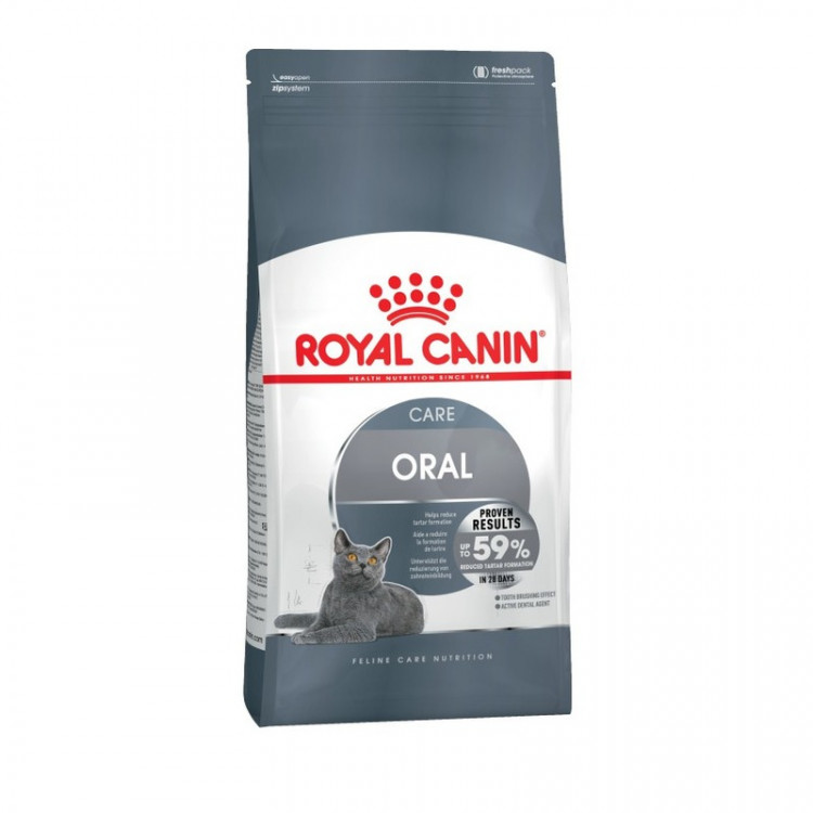 Royal Canin Oral Care сухой корм для кошек для эффективного поддержания гигиены полости рта - 8 кг