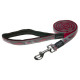 Rogz Поводок для крупных собак 50 см HL04P, серо-красный