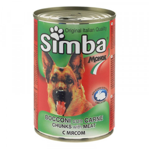 Simba Dog консервы для собак кусочки мясо 415 г