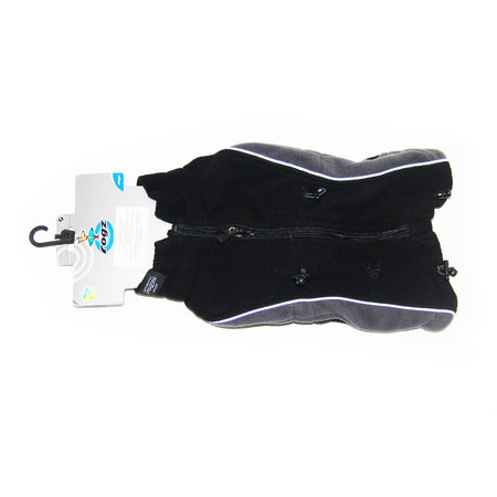 Rogz попона из флиса, длина спины собаки 28 см черная