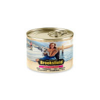 Brooksfield Adult Small Breed Dog влажный корм для собак мелких пород с говядиной и рисом в консервах - 200 г