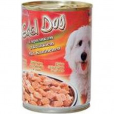 Edel Dog Кролик & Рис для собак взрослого возраста, независимо от породы - 1,2 кг х 12 шт.