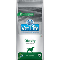 Farmina Vet Life Natural Diet Dog Obesity сухой корм для собак с избыточным весом с курицей- 2 кг