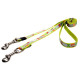 Поводок перестежка для собак ROGZ Trendy M-16мм 2 м (Желтый HLM523L)