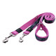 Поводок перестежка Rogz для собак средних и мелких пород розово-темный 1,0-1,3-1,6 м