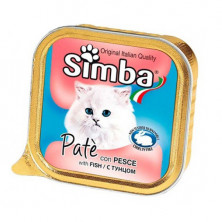 Simba Cat консервы для кошек паштет рыба 100 грх 32