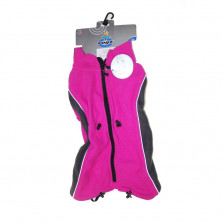 Rogz попона из флиса, длина спины собаки 40 см розовая 1 ш