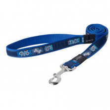 Rogz Поводок для крупных собак 50 см HL04Q, сине-белый