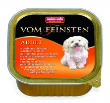 Animonda Vom Feinsten Adult / Анимонда Вомфейнштейн Эдалт для собак с мясом домашней птицы и телятиной 150 г (консервы)