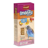 Vitapol Smakers Standard лакомство 3 в1 для волнистых попугаев с яйцом медом и фруктами - 130 г