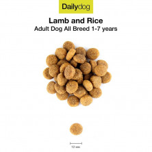 Dailydog Adult All Breed сухой корм для взрослых собак всех пород с ягненком и рисом 3 кг