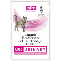 Влажный корм Purina Pro Plan Veterinary Diets UR Urinary для взрослых кошек с болезнями нижних отделов мочевыводящих путей с лососем - 85 г