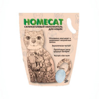Homecat Стандарт силикагелевый наполнитель для кошачьих туалетов 3,6 л (1,8 кг) без запаха