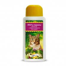 Шампунь Пчелодар для кошек с мёдом и лопухом - 250 мл