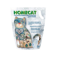 Homecat Морозная свежесть силикагелевый наполнитель для кошачьих туалетов 3,6 л (1,8 кг) с ароматом морозной свежести
