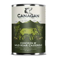 Canagan полнорационный влажный корм для собак с тушеной курицей и диким кабаном в консервах - 400 г