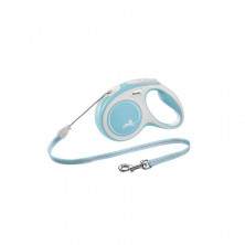 Flexi New Comfort cord M поводок-рулетка для собак, светло-голубая 5 м, до 20 кг