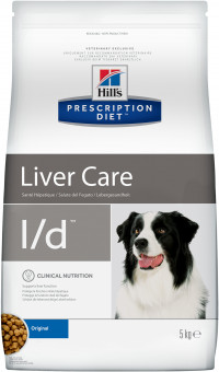 Hill's Prescription Diet L/D корм для собак при заболеваниях печени 5 кг
