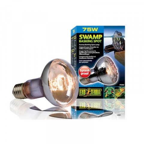 Exo Terra лампа для аквариума для болотных и водяных черепах Swamp Basking Spot 75 Вт (PT3781)