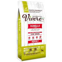 Vivere Medium Adult сухой корм для взрослых собак средних пород со вкусом ягненка - 12 кг