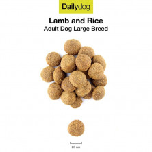Сухой корм Dailydog Adult Large Breed lamb and rice для взрослых собак крупных пород с ягненком и рисом 12 кг