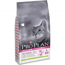 Сухой корм Purina Pro Plan для кошек с чувствительным пищеварением и привередливых к еде с ягненком 10 кг
