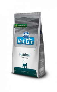 Farmina Vet Life Cat Hairball диетический сухой корм для выведения шерстяных комочков из кишечника взрослых кошек и котов - 400 г