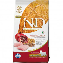 Farmina N&D Low Grain Dog Chicken & Pomegranate Adult Mini - 800 гр