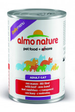 Almo Nature Daily Menu Adult Cat Beef консервы для взрослых кошек меню с говядиной - 400 г