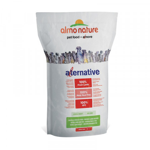 Almo Nature Alternative Fresh Lamb & Rice M-L со свежим ягненком и рисом для собак средних и крупных пород - 3,75 кг