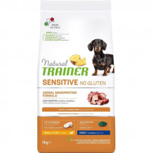 Trainer Natural Sensitive No Gluten Adult Mini сухой корм для собак мелких пород с уткой - 7 кг