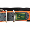 Hunter ошейник для собак Convenience Comfort 55 (42-50 см)/2,5 см биотановый с мягкой горловиной оранжевый неон