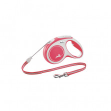Flexi New Comfort cord M поводок-рулетка для собак, красная 5 м, до 20 кг