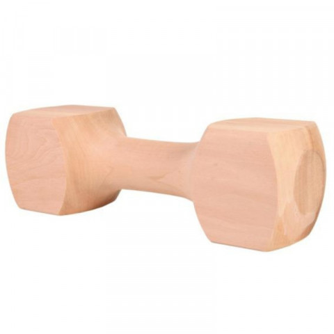 Гантель Trixie для собак деревянная квадратная приблизительно 650 г