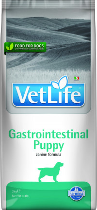 Farmina Vet Life Dog Gastro-Intestinal Puppy диетический сухой корм для щенков при заболеваниях ЖКТ с курицей - 2 кг