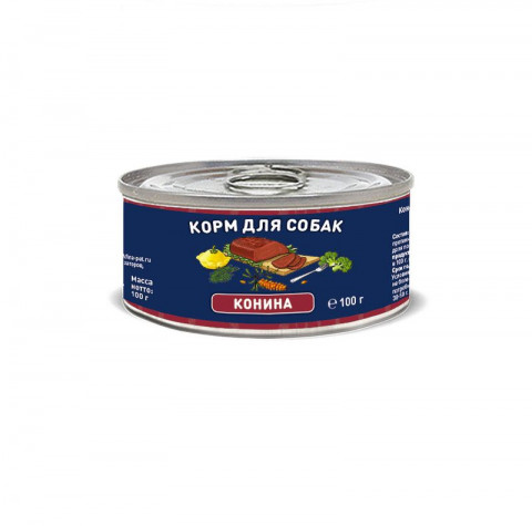 Solid Natura с кониной для собак 100 г