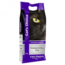 Indian Cat Litter комкующийся бентонитовый наполнитель с ароматом лаванды - 5 кг